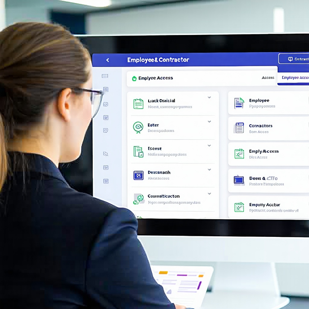 employee and contractor access portal